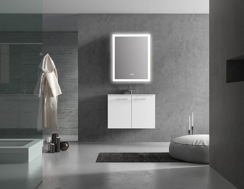 Mosmile Rectangle Wall Anti-fog LED Light Bathroom Mirror